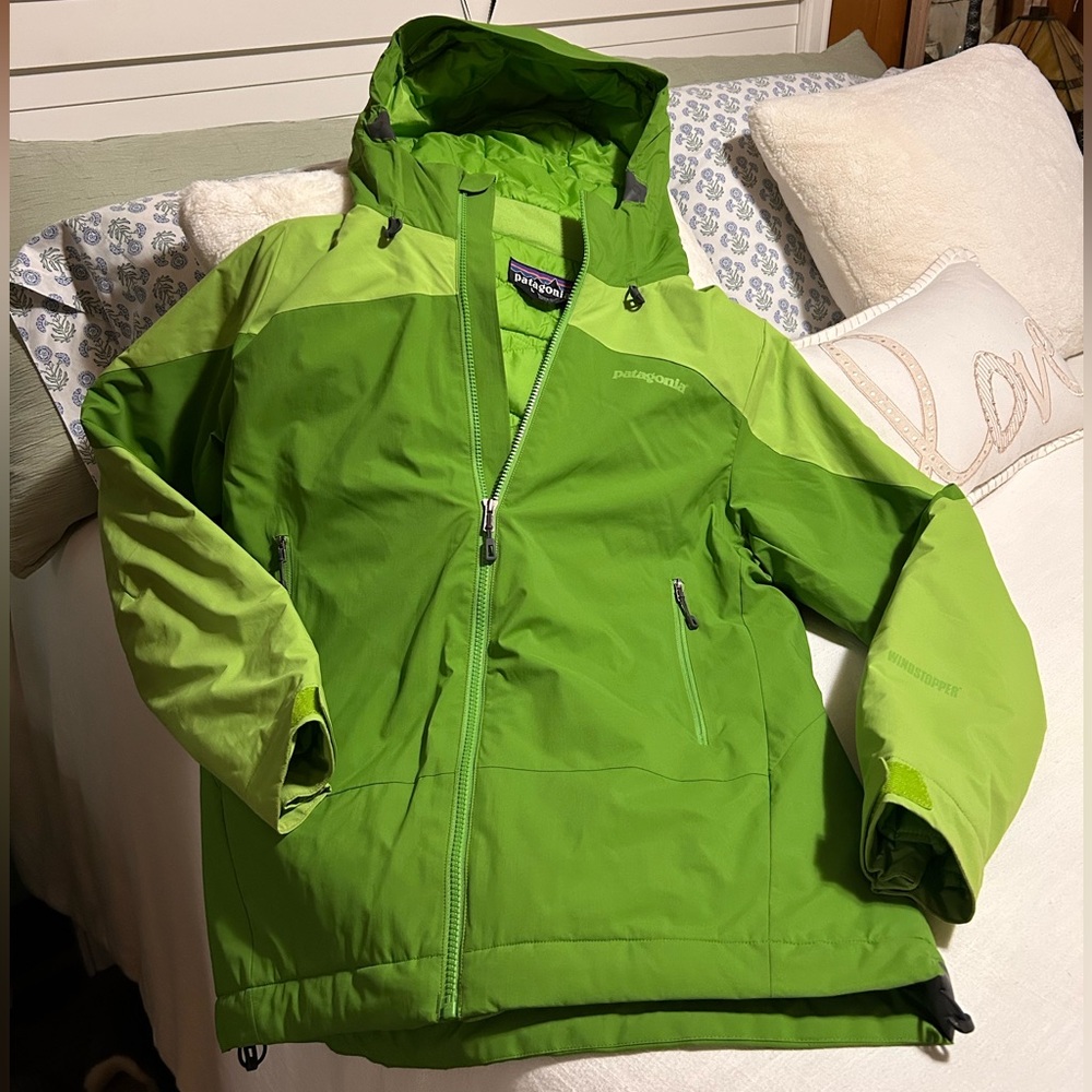 Patagonia Women's Lime Green Puffer Jacket